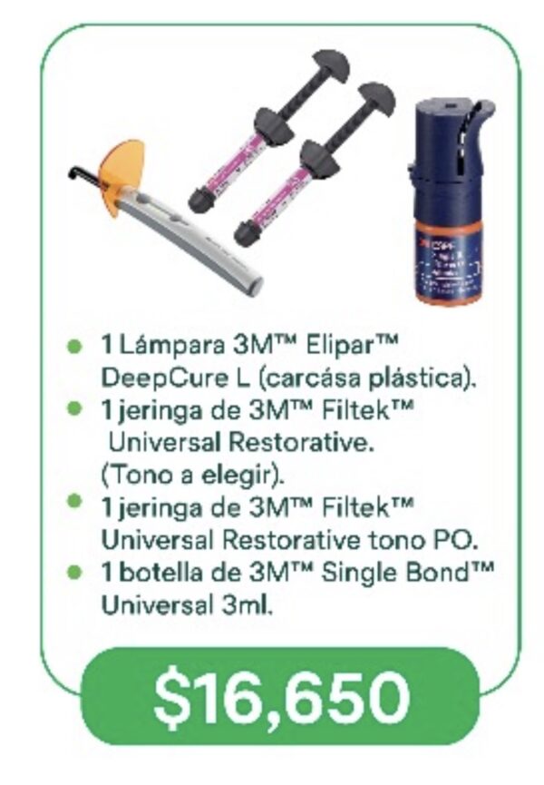 KIT LÁMPARA LUZ LED 3M ELIPAR DEEP CURE L