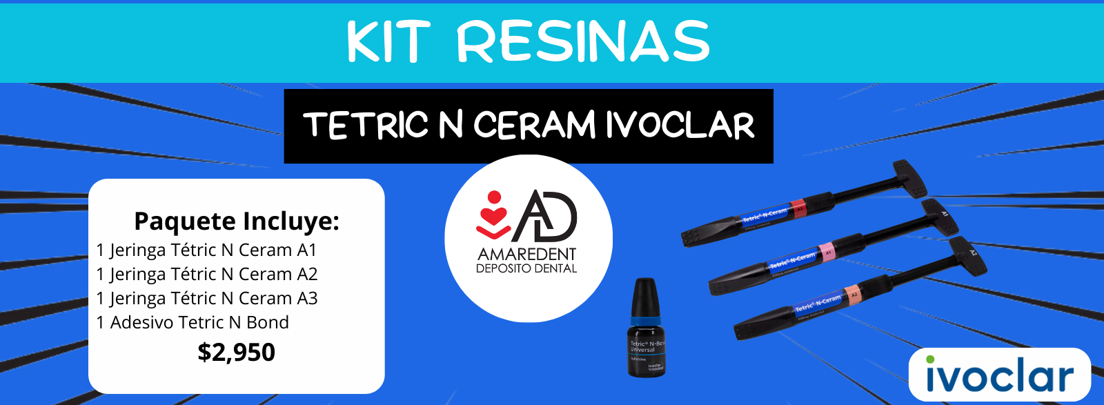 Kit de Resinas Ivoclar Tetric N Ceram